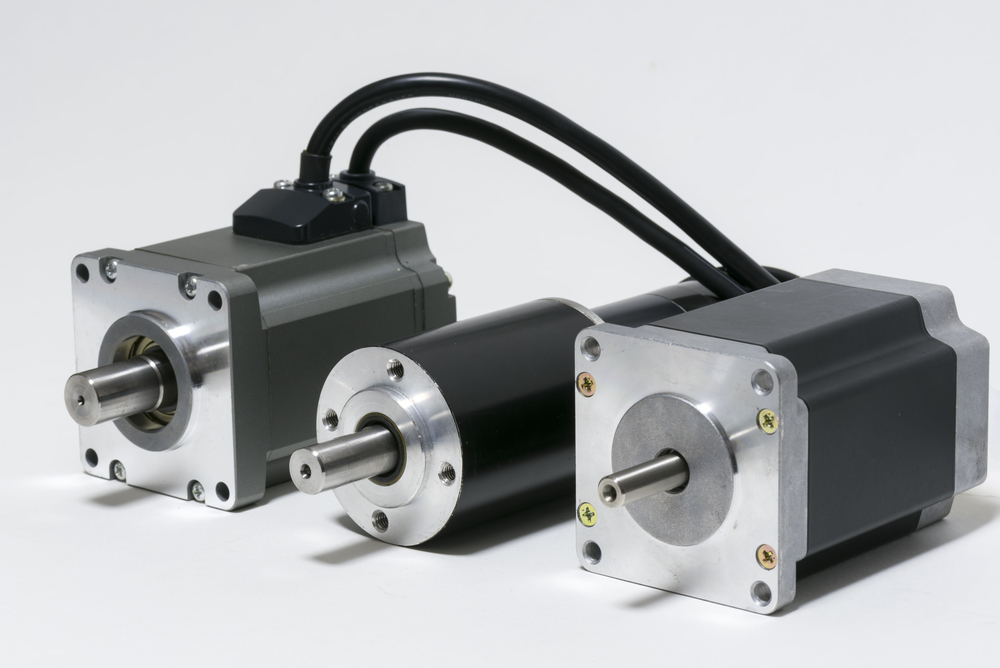AC servo motor, a DC brush-less motor, and a stepper motor, electrical machines drives and power systems